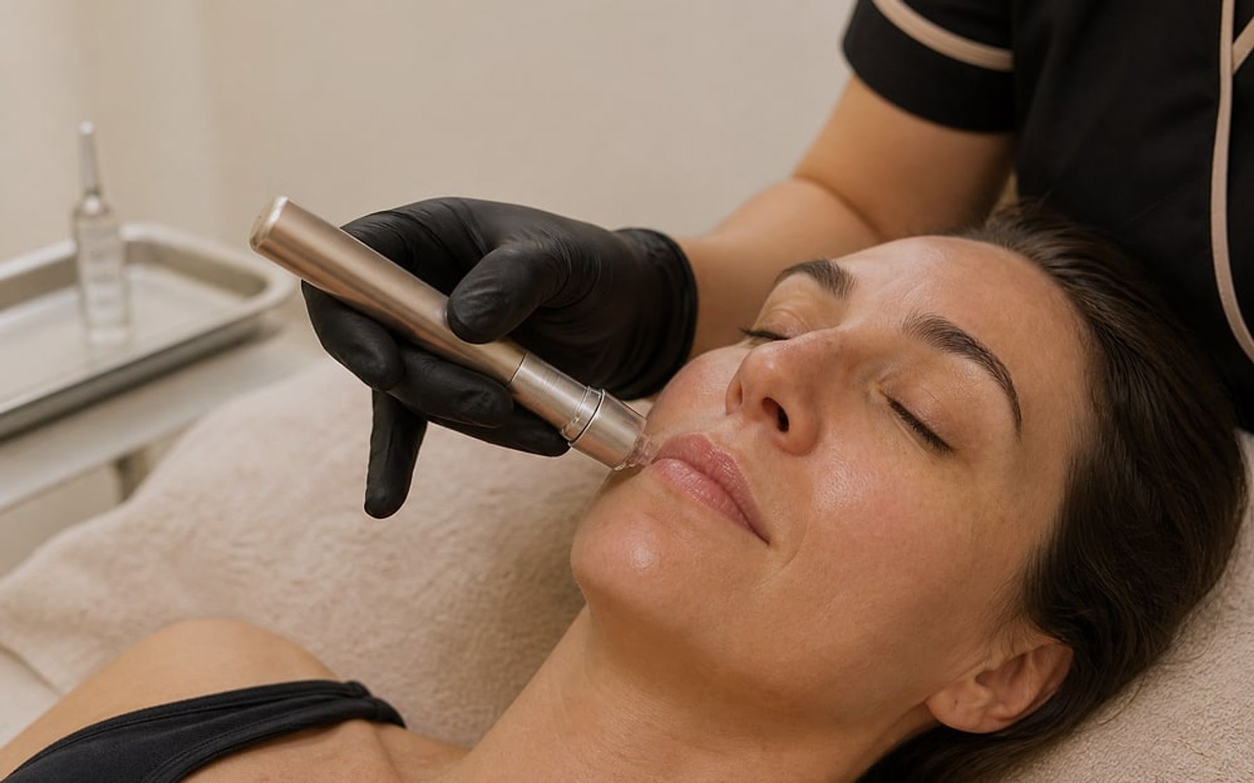 Gepflegte, glänzende Lippen nach der Beauty-Lips-Behandlung in Karlsruhe-Grötzingen